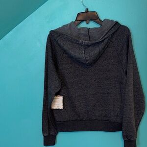 Women's Charcoal Zip-Up Hoodie